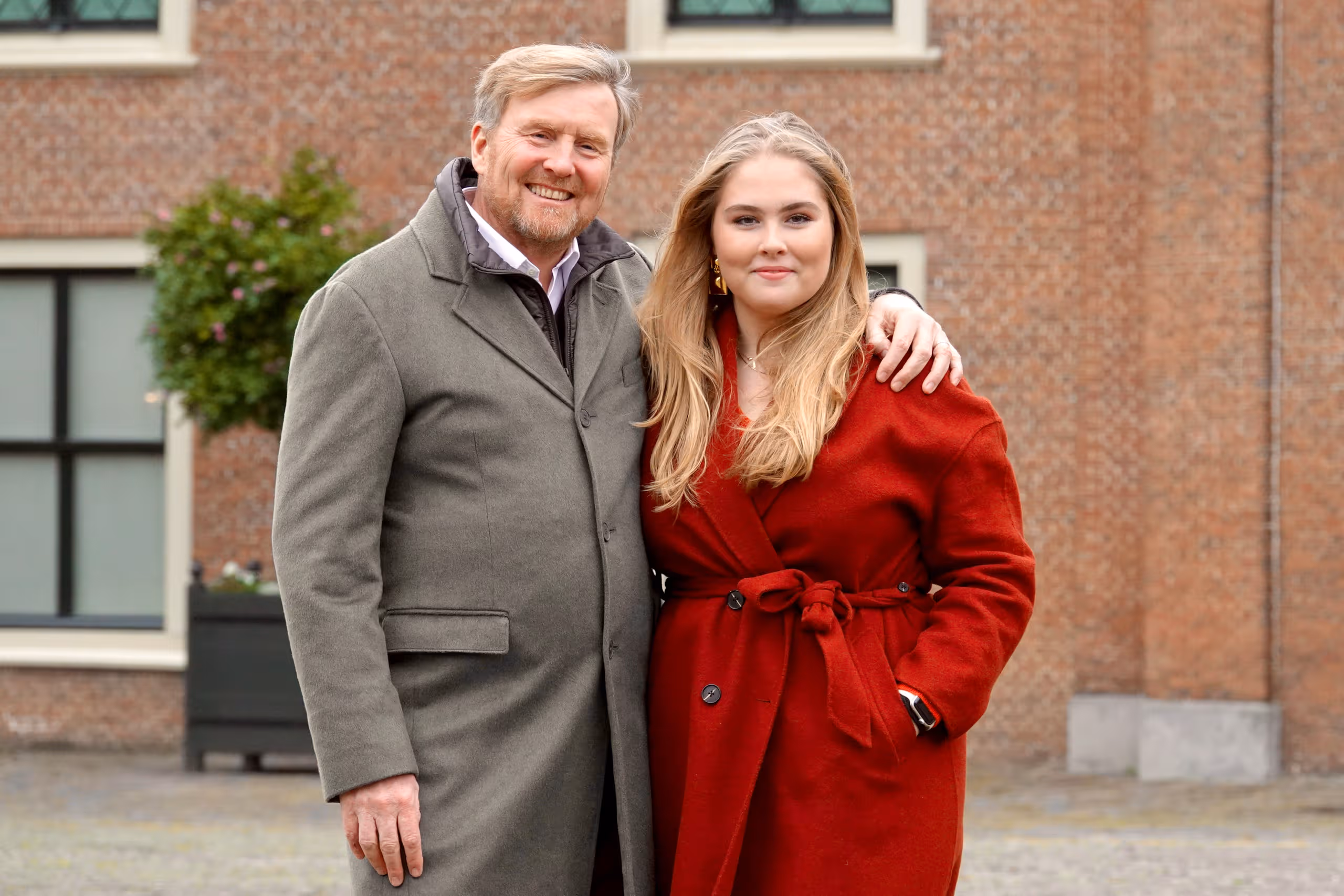 2023 King Willem-Alexander and the Princess of Orange at the winter photo session