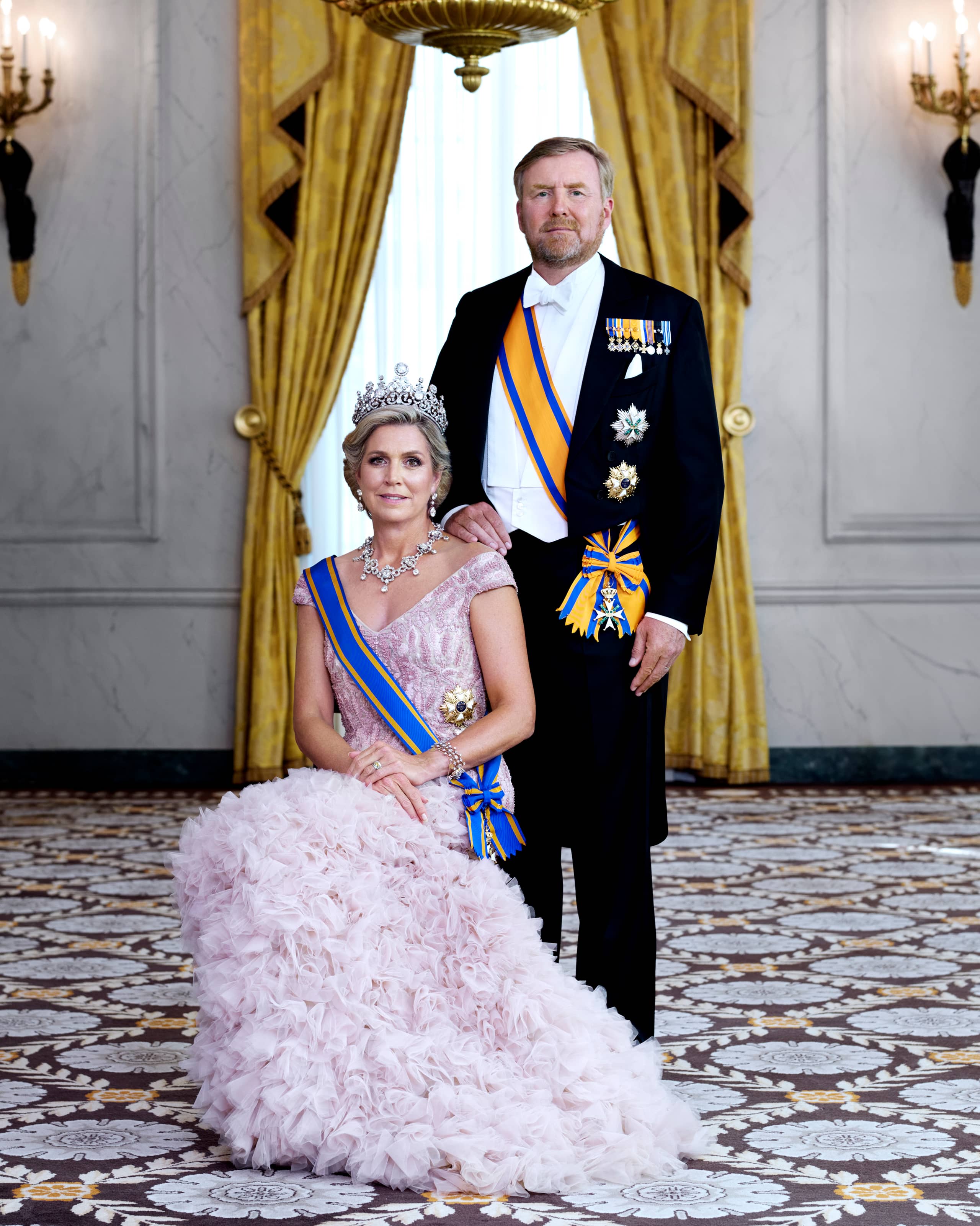 Official photograph King Willem-Alexander and Queen Máxima 2023