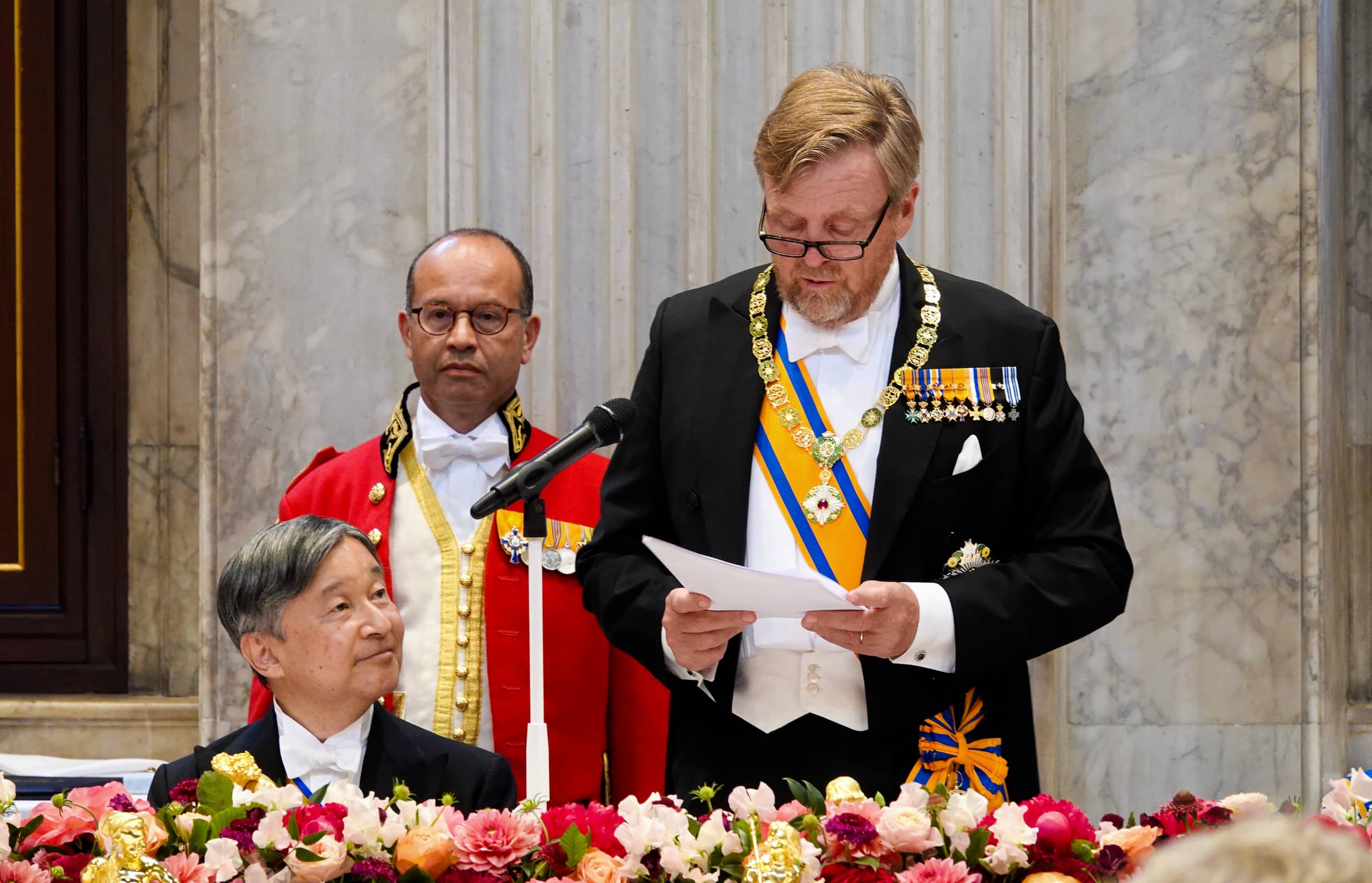 State banquet state visit Emperor of Japan to the Netherlands