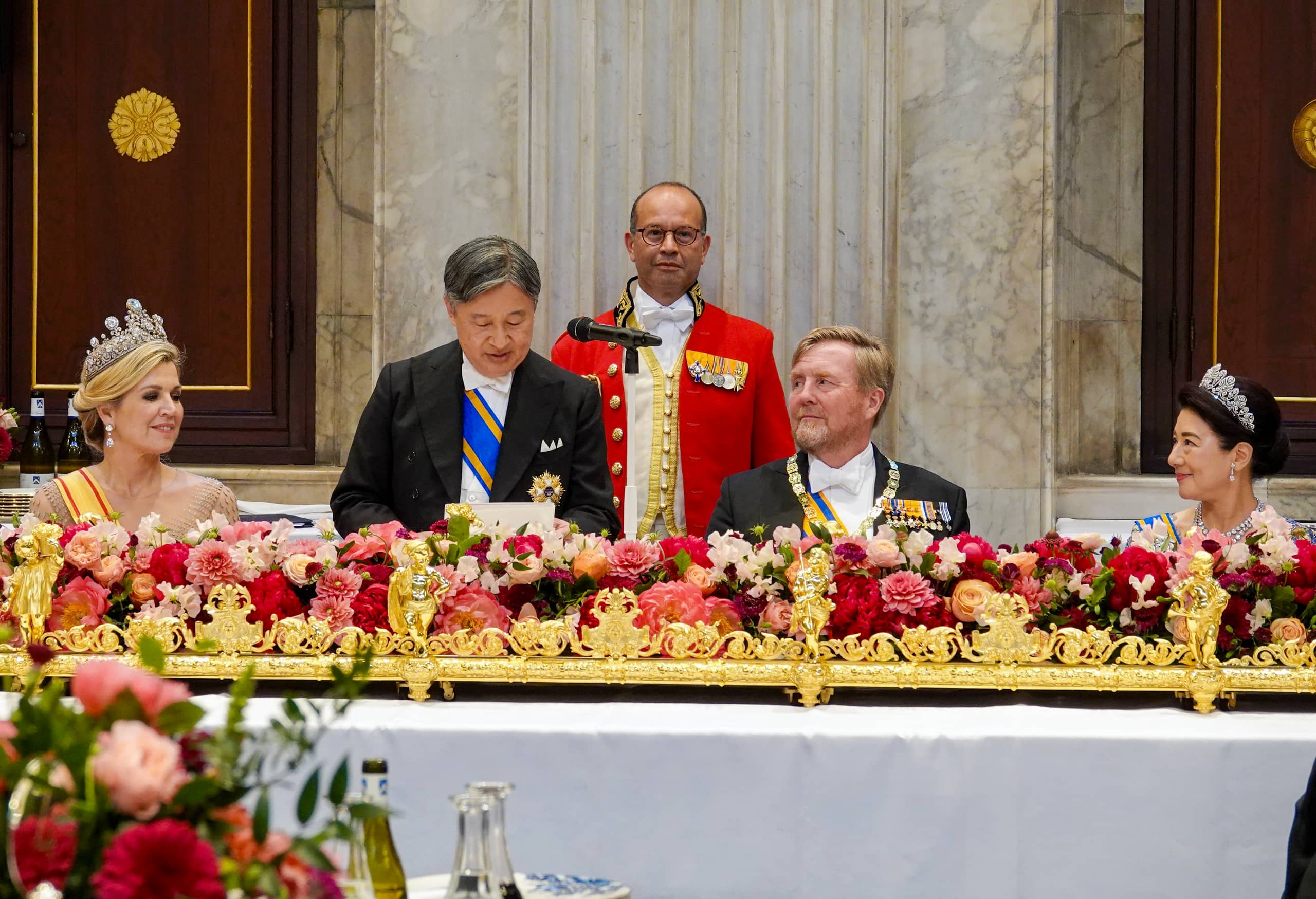 State banquet state visit Emperor of Japan to the Netherlands